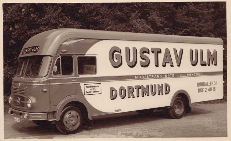 1957 Geschichte Gustav Ulm Dortmund Umzüge Umzugsunternehmen 1957 Geschichte Gustav Ulm Dortmund Umzüge Umzugsunternehmen